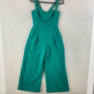Women's Green Wide-Leg Jumpsuit